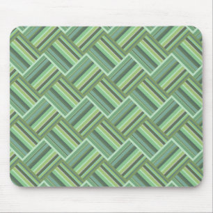 Tapis De Souris Tissage de bandes vert olive