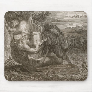 Tapis De Souris Tithonus, le mari de l'aurore, s'est transformé e
