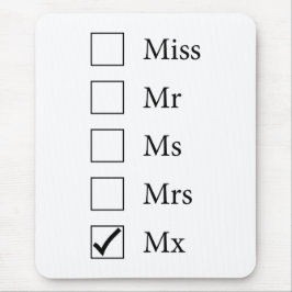 Tapis De Souris Titre Mx (Cinq Options)
