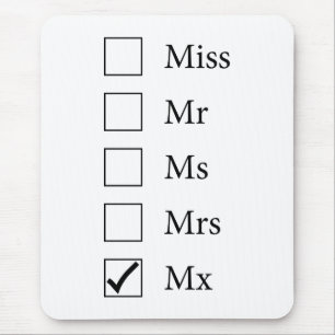 Tapis De Souris Titre Mx (Cinq Options)