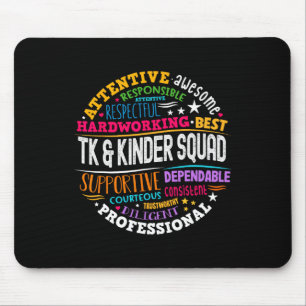 Tapis De Souris Tk Et Kinder Squad Transitoire Enseignement De Mat