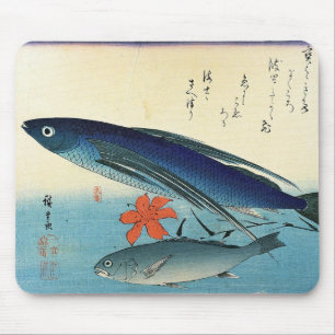 Tapis De Souris Tobiuo & Ishimochi - Impression colorée de poisson