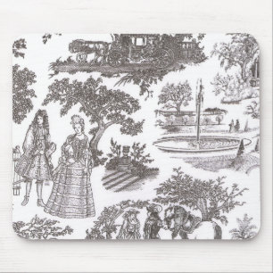 Tapis De Souris Toile victorien chic vintage Mousepad