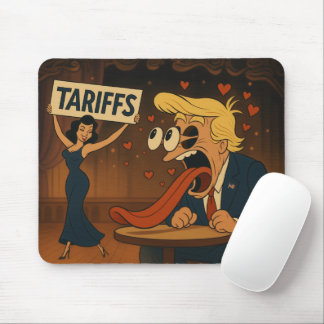 Tapis De Souris Tomber amoureux des tarifs douaniers