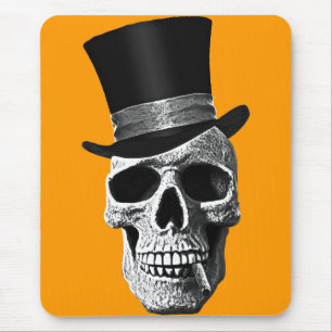 Tapis De Souris Top hat skull