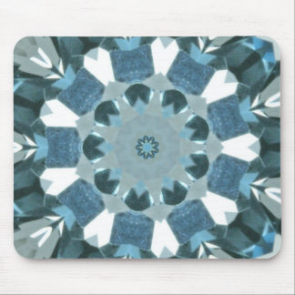 Tapis De Souris Topaz bleu Kaleidoscope