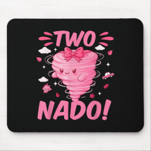 Tapis De Souris Tornado 2 année fille Anniversaire Deux Nado 2ème