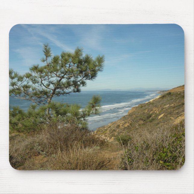 Tapis De Souris Torrey Pine and California Coastline Landscape (Devant)