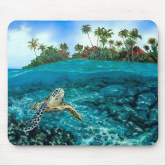 Tapis De Souris Tortue de village de Kona