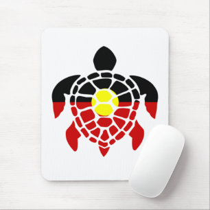 Tapis De Souris Tortue marine aborigène australienne