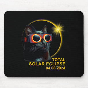 Tapis De Souris Total Éclipse Solaire 2024 Mignons Éclipse Solaire