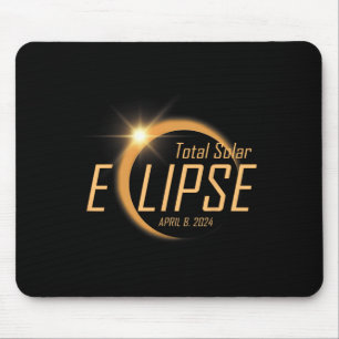 Tapis De Souris Total Éclipse Solaire 8 avril 2024 Totalité Astron
