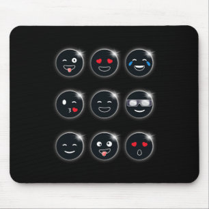 Tapis De Souris Total Solaire Eclipse 04.08.2024 Silly Faces Fun B
