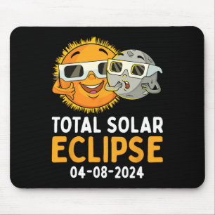 Tapis De Souris Total Solaire Eclipse 2024 Lunettes Amusants Sun M