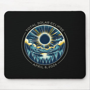 Tapis De Souris Total Solaire Eclipse Artsy Totalité Ciel avec Avr