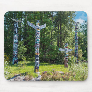 Tapis De Souris Totems dans le parc Stanley, Vancouver Canada