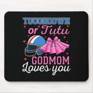 Tapis De Souris Touchdown Ou Tutu Godmom T'aime Football Genre