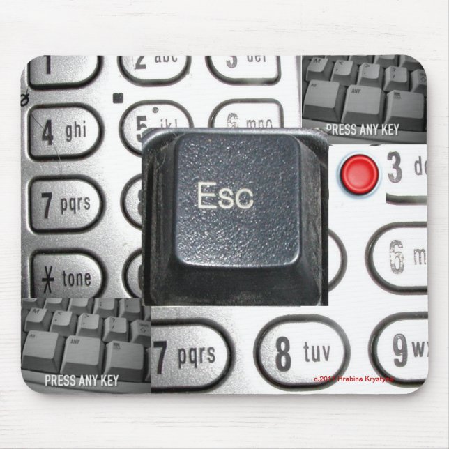 TAPIS DE SOURIS TOUCHE D'ÉCHAPPEMENT ESCAPE (Devant)