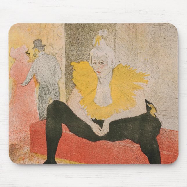 Tapis De Souris Toulouse-Lautrec - Mademoiselle Cha-u-kao Siège (Devant)