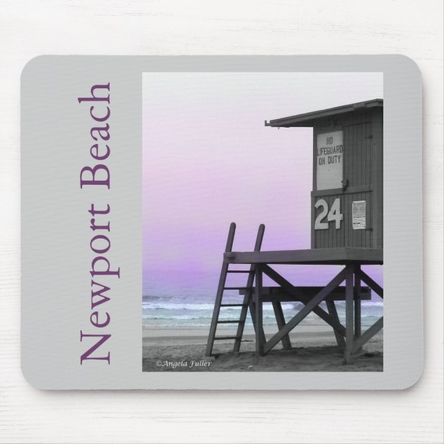 Tapis De Souris Tour de surveillance Newport Beach Mousepad (Devant)