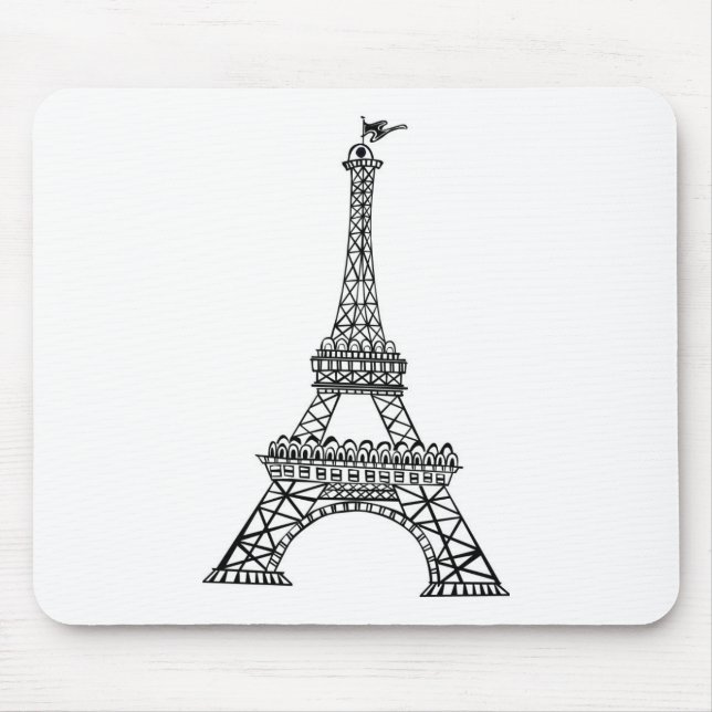 Tapis De Souris Tour Eiffel (Devant)