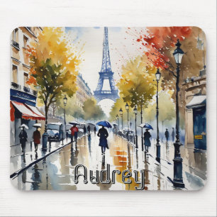 Tapis De Souris Tour Eiffel Paris Blvd Personnalisé