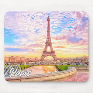 Tapis De Souris Tour Eiffel, Paris, France