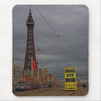 TAPIS DE SOURIS TOUR ET TRAM DE BLACKPOOL