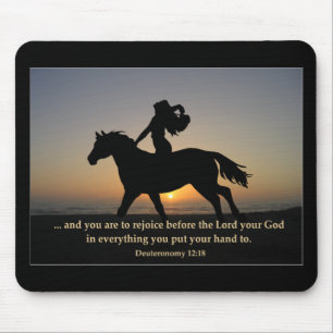 Tapis De Souris Tour Mousepad de coucher du soleil