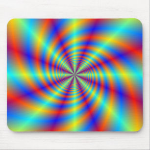 Tapis De Souris Tourbillon psychédélique Mousepad