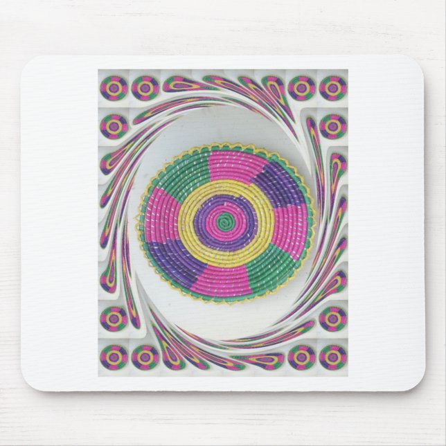 Tapis De Souris Tourbillon traditionnel en plaque tissée (Devant)