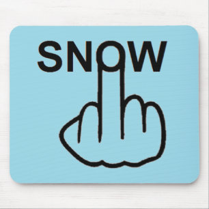 Tapis De Souris Tournage de neige Mousepad