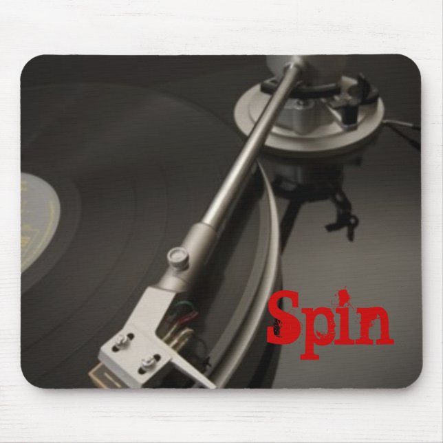 Tapis De Souris Tourne-disque Mousepad (Devant)