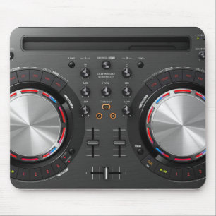 Tapis De Souris Tourne-disque Mousepad du DJ