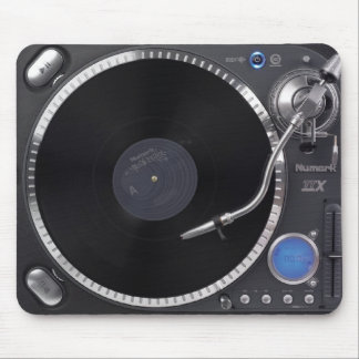 Tapis De Souris Tourne-disque Mousepad du DJ