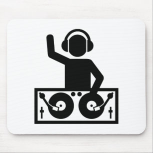 Tapis De Souris Tourne-disques du DJ