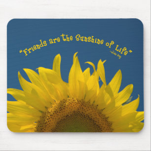 Tapis De Souris Tournesol d'amitié