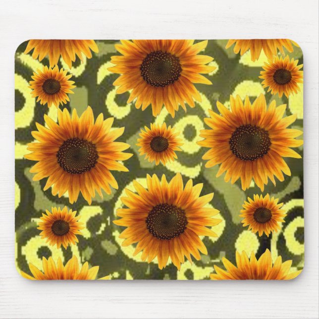 Tapis De Souris Tournesol Mousepad (Devant)