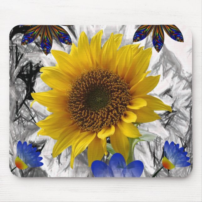 Tapis De Souris Tournesol Mousepad (Devant)