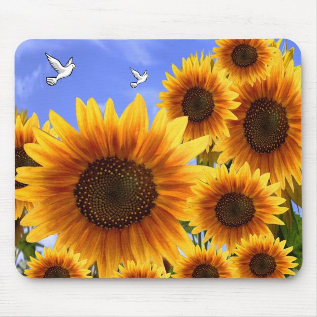 Tapis De Souris Tournesol Mousepad (Devant)