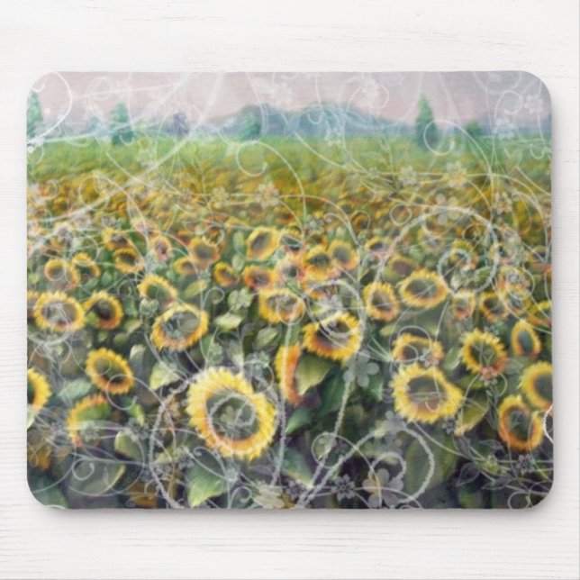Tapis De Souris Tournesol Mousepad (Devant)