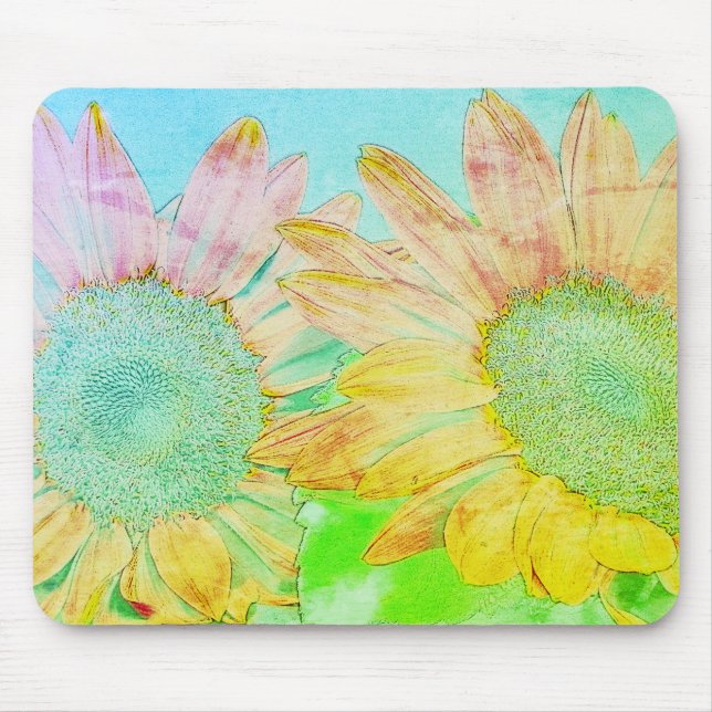 Tapis De Souris Tournesol Mousepad (Devant)