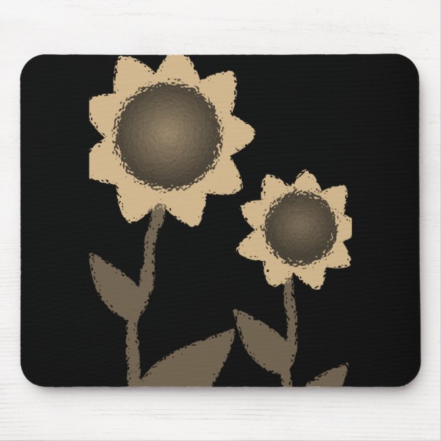 Tapis De Souris Tournesol Mousepad (Devant)