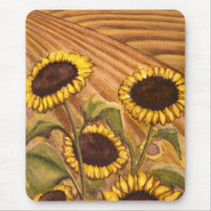 Tapis De Souris Tournesol Mousepad Beau Cadeaux Fleurs Jaunes