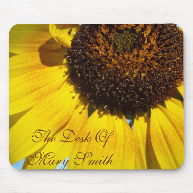 Tapis De Souris Tournesol mousepad *personnaliser* (Devant)