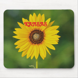 Tapis De Souris Tournesol sauvage Kansas Silhouette
