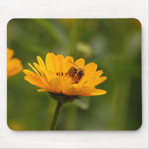 Tapis De Souris Tournesols avec abeille