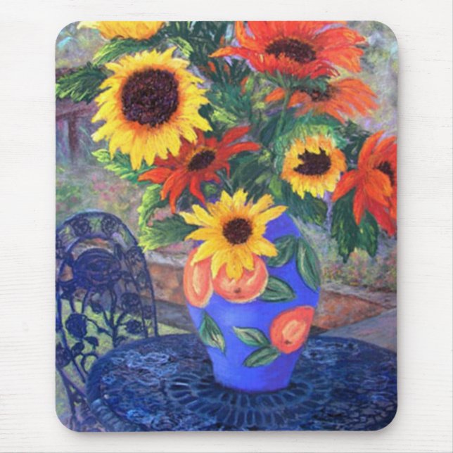Tapis De Souris Tournesols - customisés (Devant)