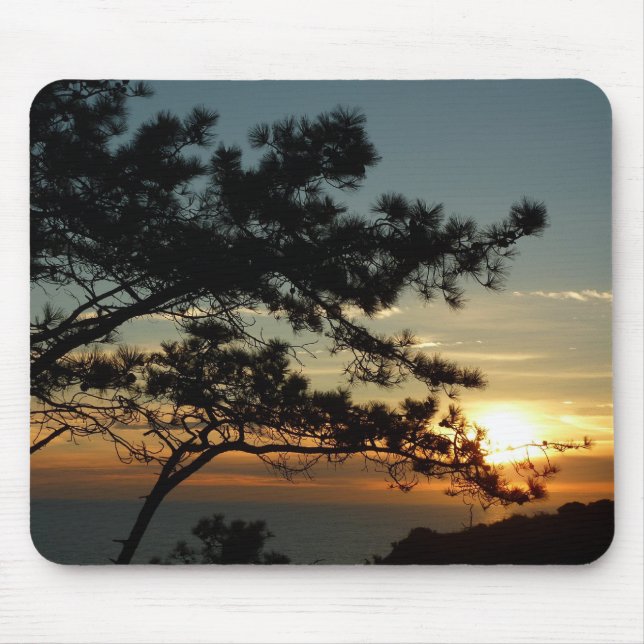 Tapis De Souris Tourrey Pine Sunset I California Paysage (Devant)