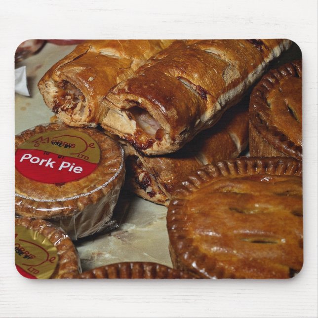 Tapis De Souris Tourtières et petits pains de saucisse (Devant)